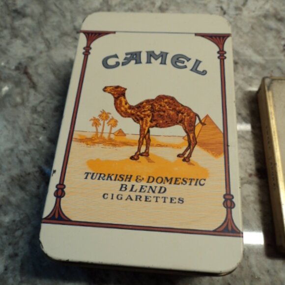 vintage cigarette/tobacco tins~ lot of 4 - Picture 2 of 13